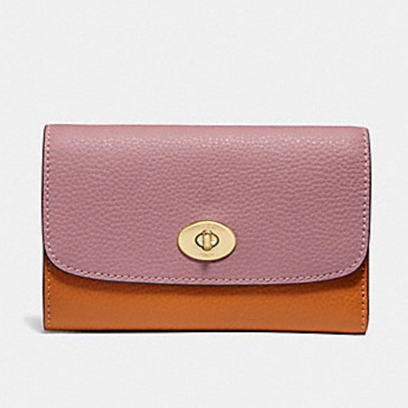 Coach F31650 Medium Envelope Wallet in Colorblock - Picture 1 of 8